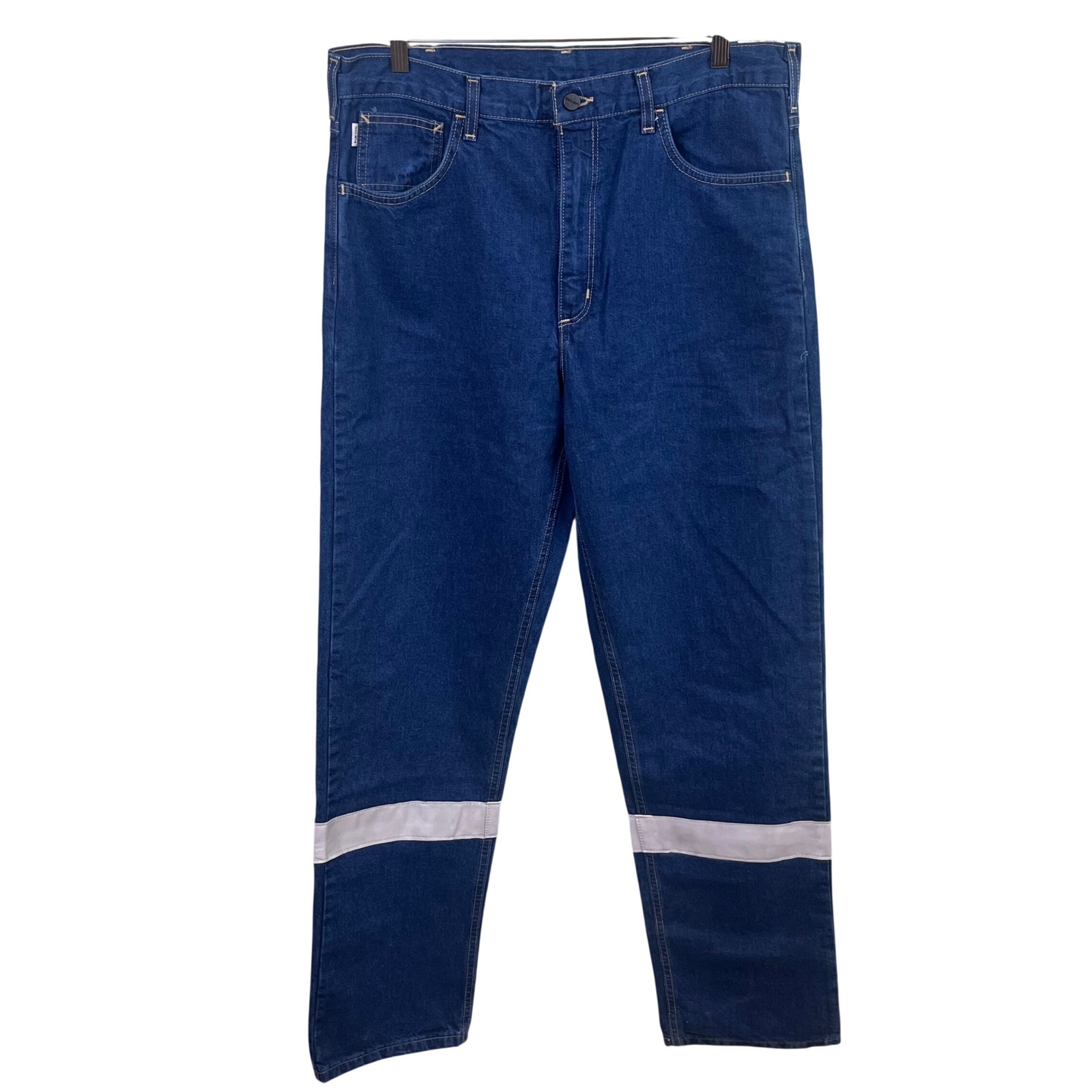 Carhartt Fr High Visibility Safety Work Jeans Relaxed Fit Straight Leg 36x34 Nwt